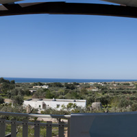 Le panorama depuis la terrasse de l’Appartement