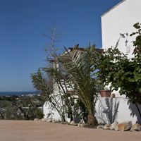 Le panorama depuis la montée de la maison