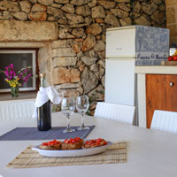 La cuisine avec le cabanon