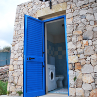Entr&eacute;e de la salle de bain