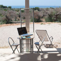 Paysage de la cuisine du Petit Trullo