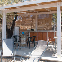 Espace cuisine sous la verri&egrave;re